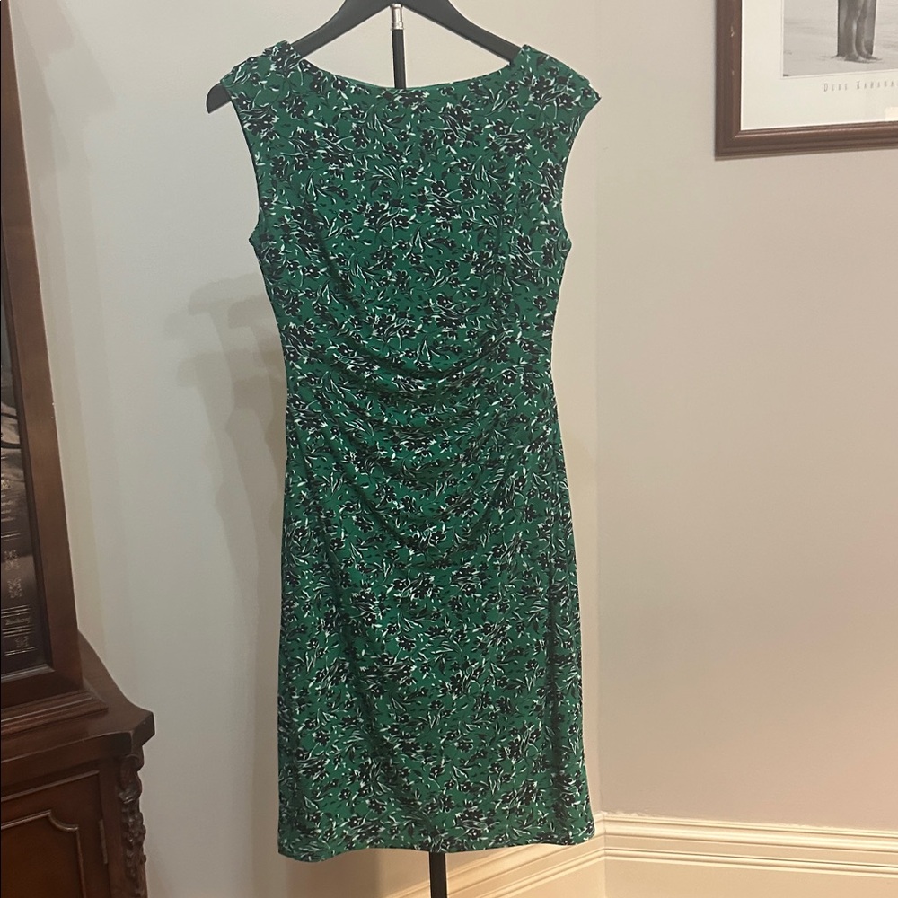 Polo by Ralph Lauren Green Floral Dress